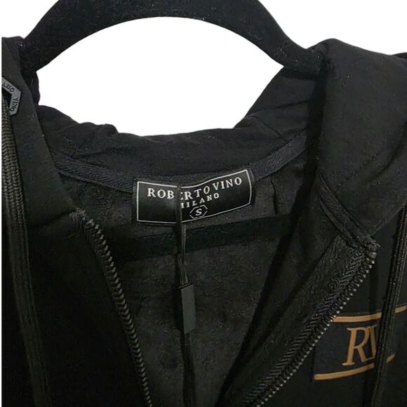 🥔Roberto Vino Milano Fill Zip Hoodie & Jogger Set S - Picture 3 of 8